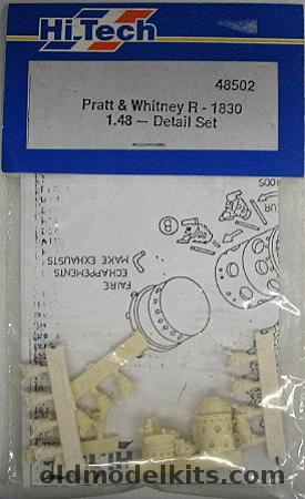 Hi-Tech 1/48 Pratt & Whitney R-1830 Engine Kit, 48502 plastic model kit
